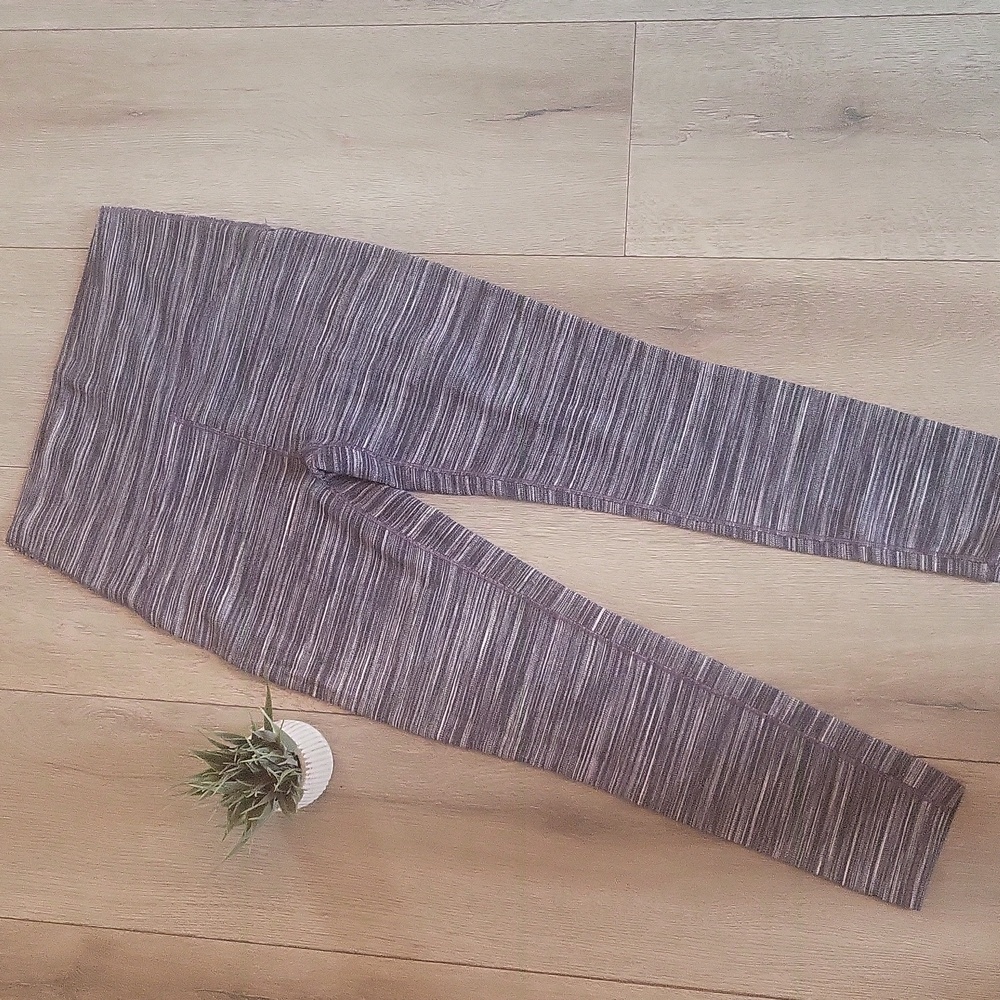 Ivivva l Gray Striped Leggings l size l kids l girls - Picture 1 of 5